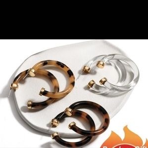 Leopard Hoop Earrings